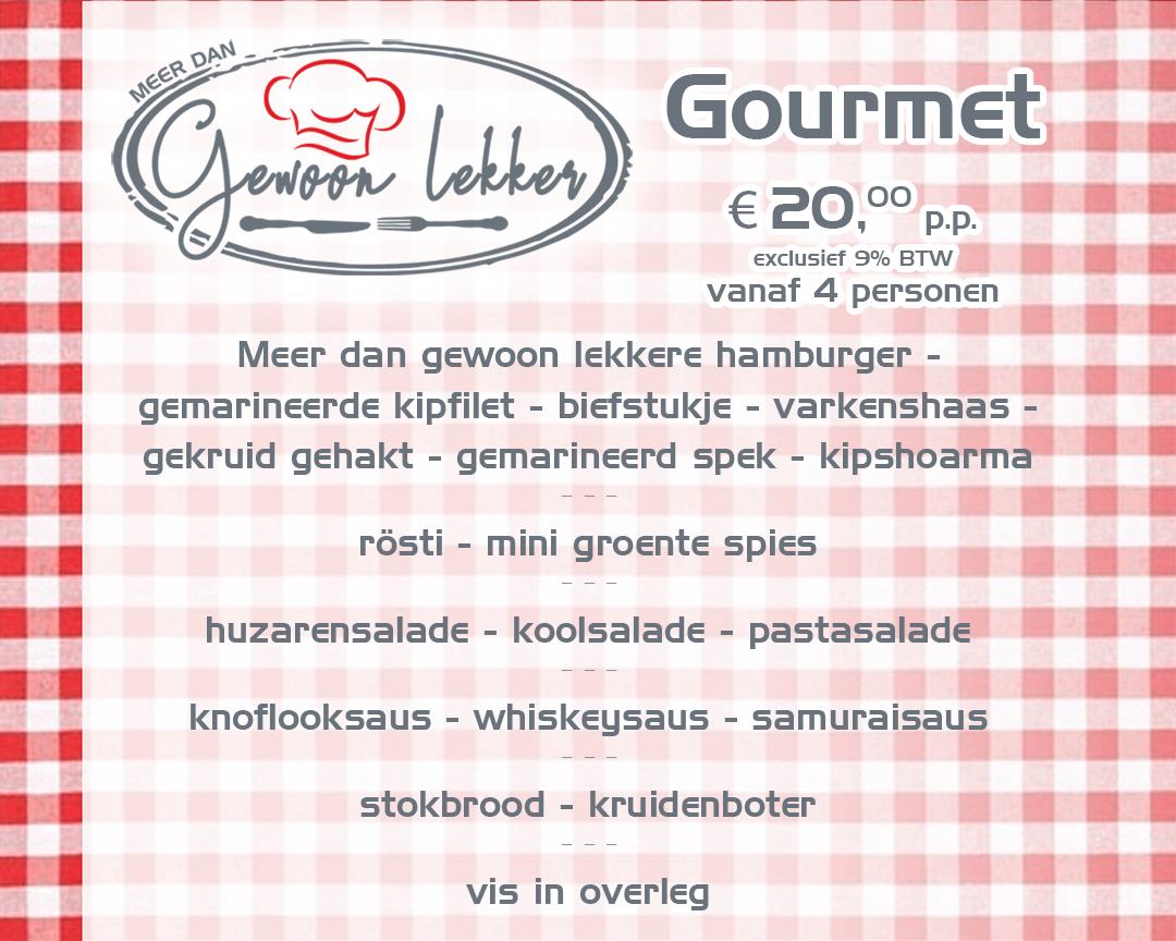 Gourmetpakket €20,- Gourmet Pakket